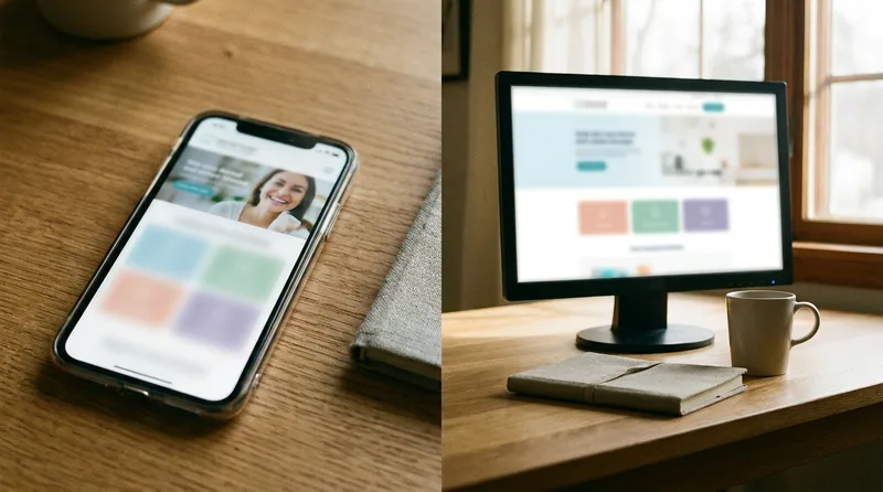 Fast-loading dental website homepage on mobile after fixing hero image speed
